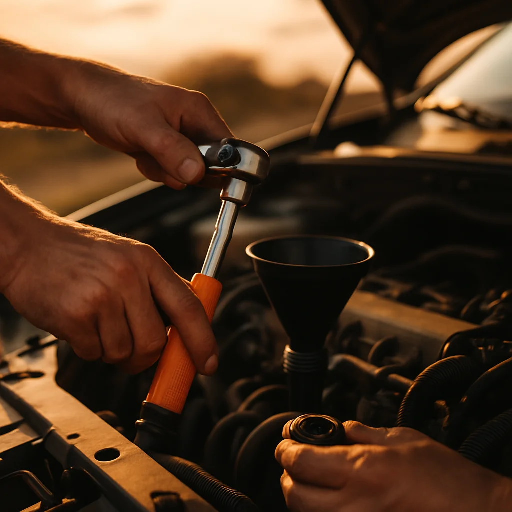 Angel Mechanic Mobile Oil Change in Chino Hills, CA