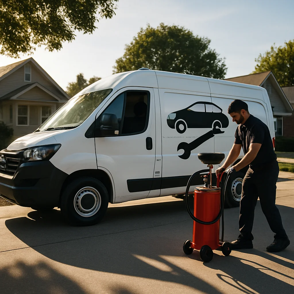 Angel Mechanic Mobile Oil Change in Chino Hills, CA