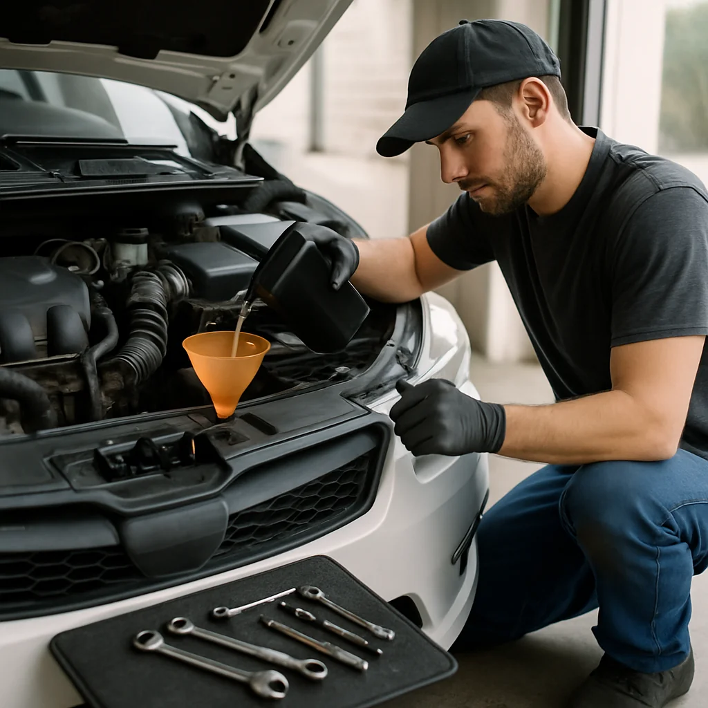 Angel Mechanic Mobile Oil Change in Glendora, CA
