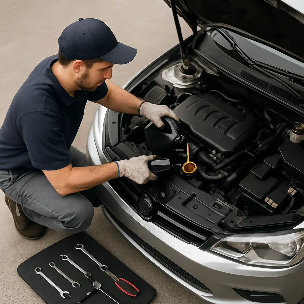 Angel Mechanic Mobile Oil Change in Hawaiian Gardens, CA