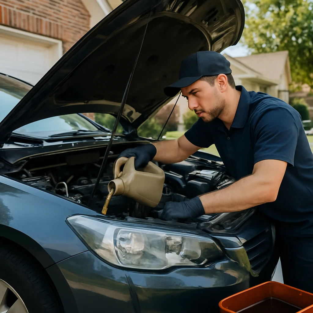 Angel Mechanic Mobile Oil Change in Lawndale, CA