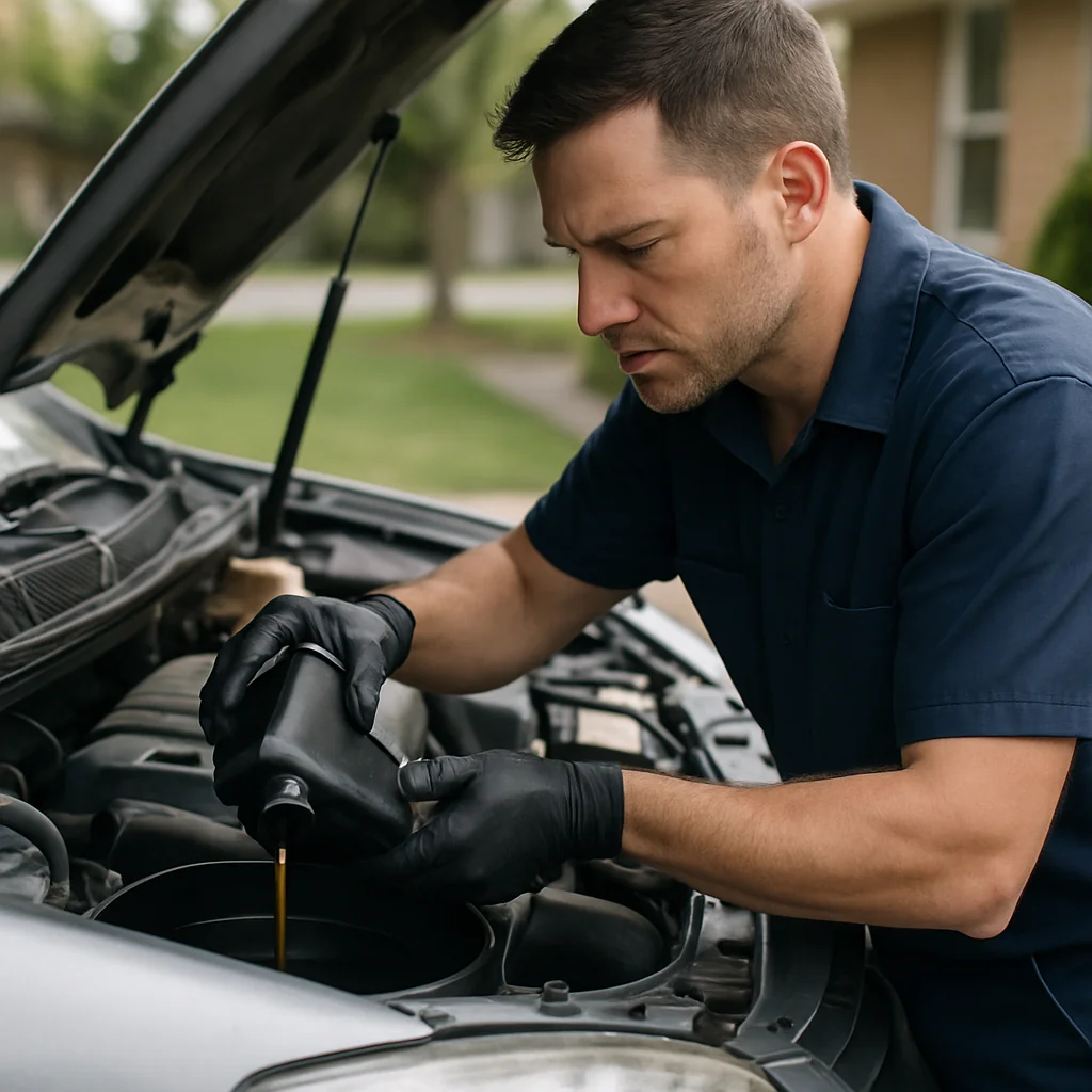 Angel Mechanic Mobile Oil Change in Baldwin Park, CA