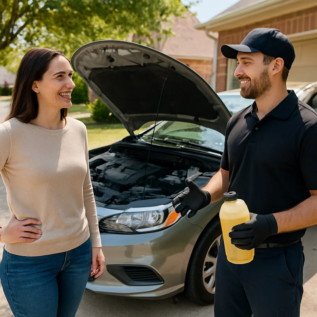 Angel Mechanic Mobile Oil Change in Irvine, CA