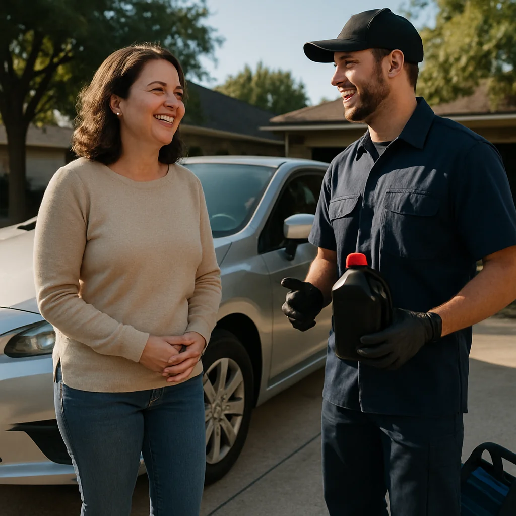 Angel Mechanic Mobile Oil Change in Victorville, CA