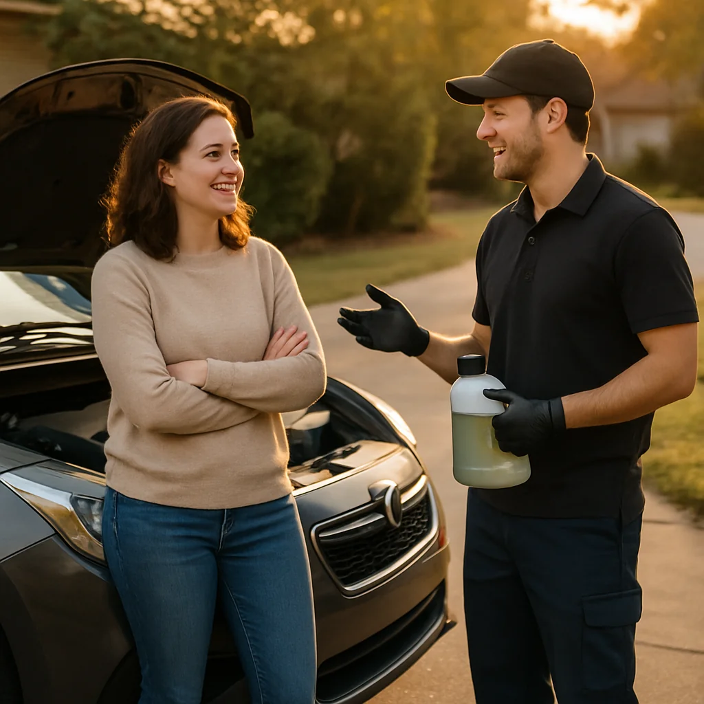 Angel Mechanic Mobile Oil Change in Tustin, CA