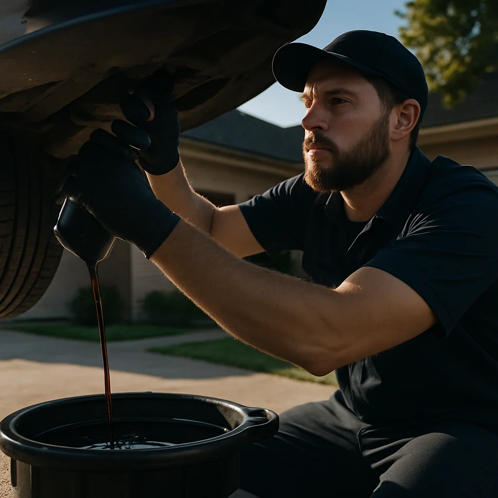 Angel Mechanic Mobile Oil Change in Barstow, CA