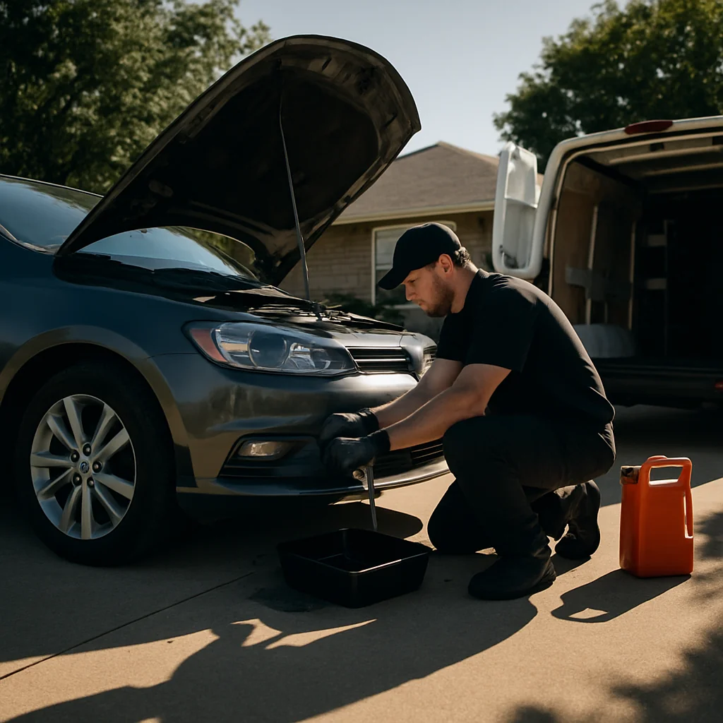 Angel Mechanic Mobile Oil Change in Commerce, CA