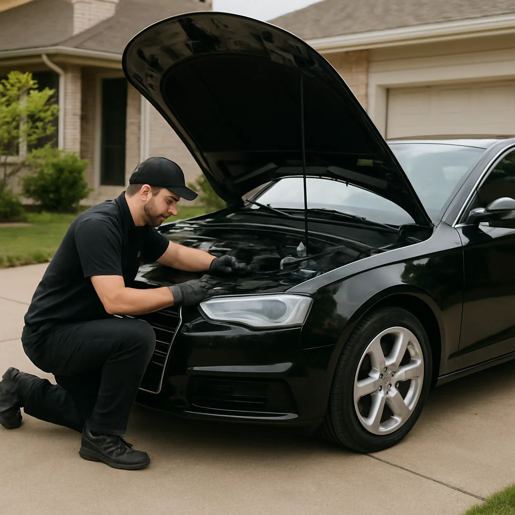 Angel Mechanic Mobile Oil Change for Audi owners
