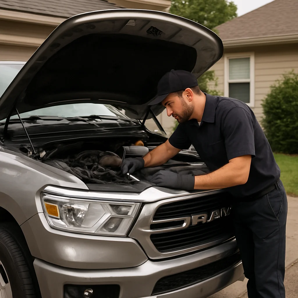 Angel Mechanic Mobile Oil Change for Ram owners