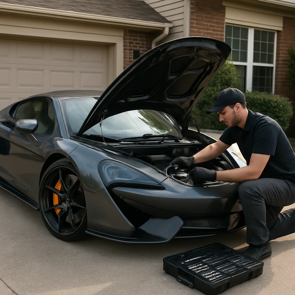Angel Mechanic Mobile Battery Replacement for McLaren owners