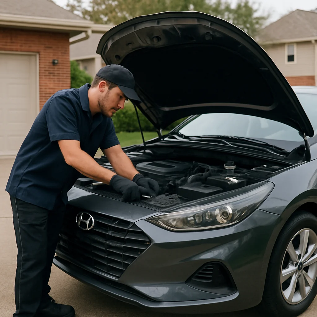 Angel Mechanic Mobile Oil Change for Hyundai owners