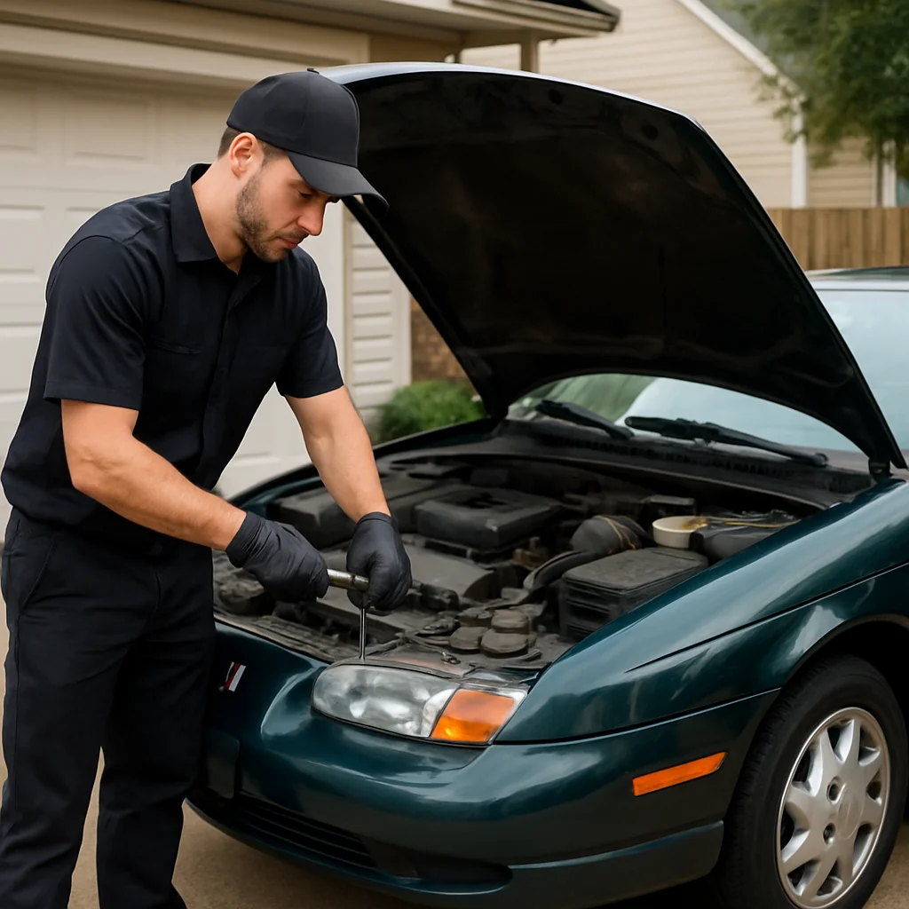 Angel Mechanic Mobile Brake Repair for Saturn owners