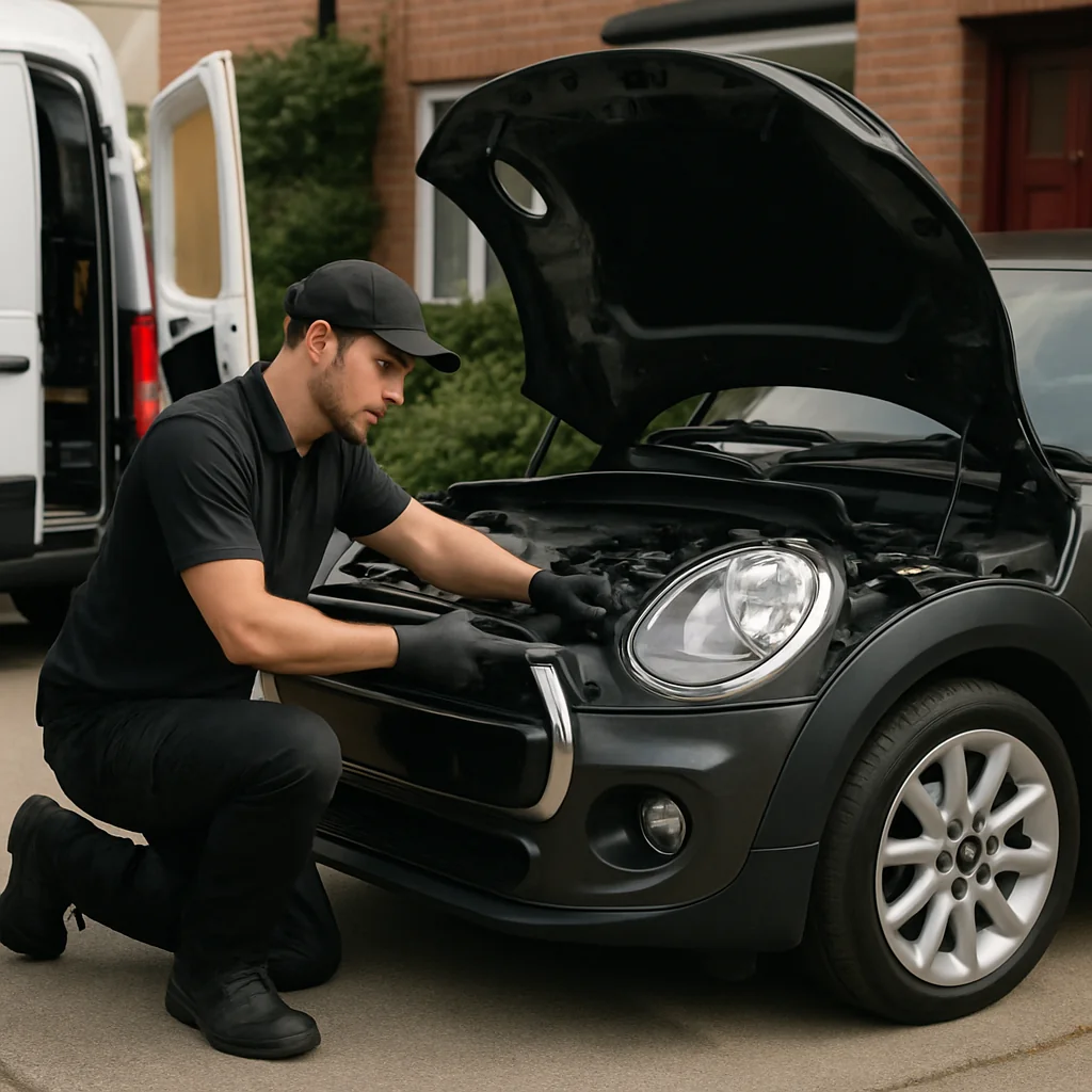 Angel Mechanic Mobile Oil Change for Mini owners