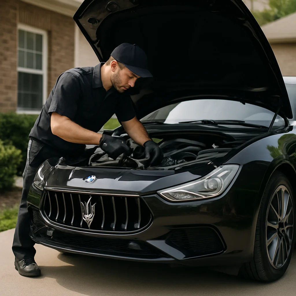 Angel Mechanic Mobile Brake Repair for Maserati owners