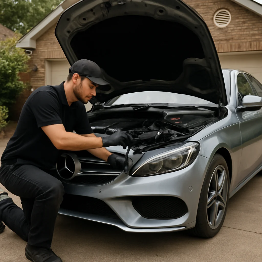 Angel Mechanic Mobile Oil Change for Mercedes-Benz owners
