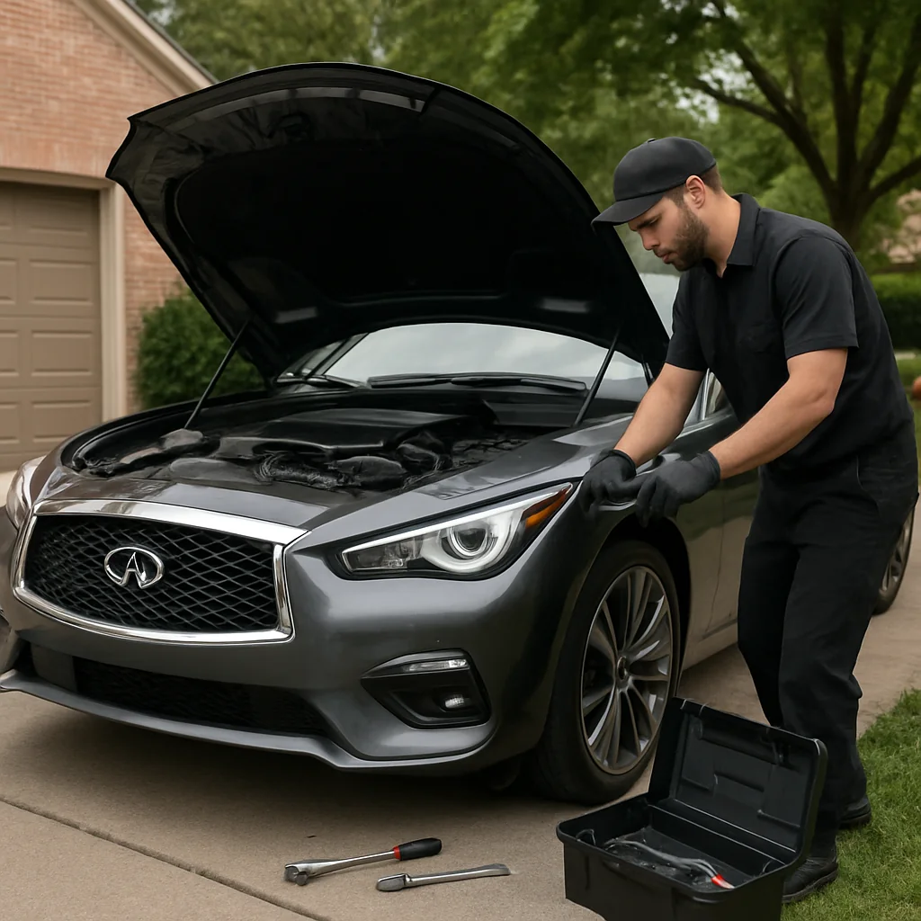 Angel Mechanic Mobile Brake Repair for Infiniti owners