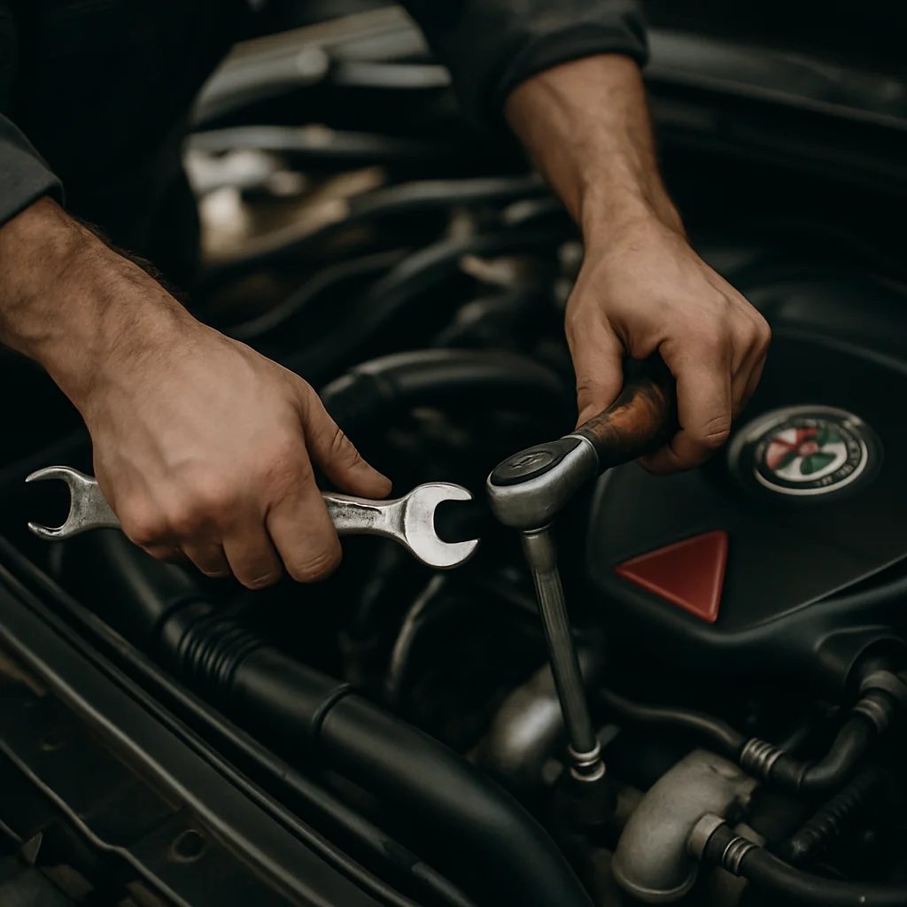 Angel Mechanic Mobile Oil Change for Alfa Romeo owners