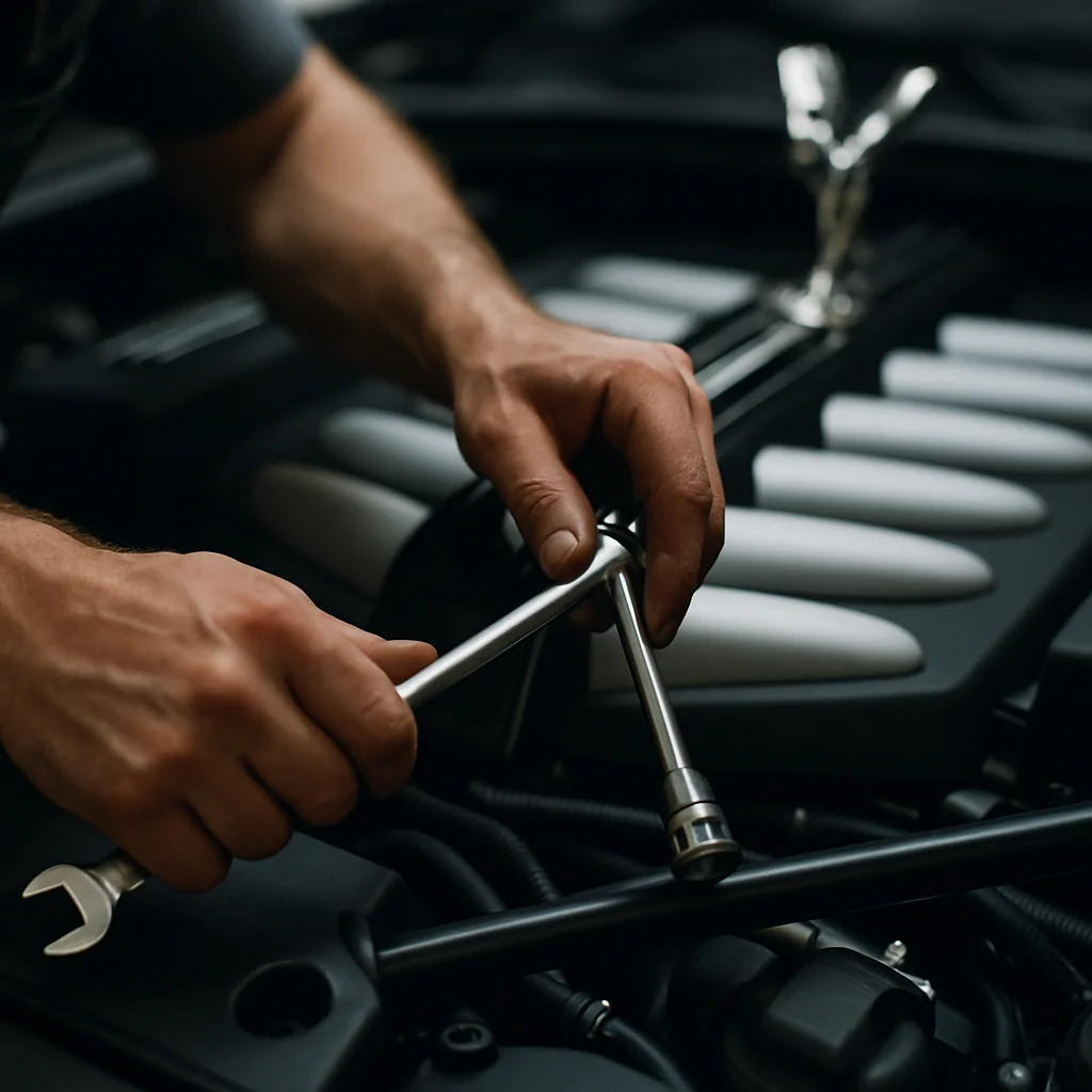 Angel Mechanic Mobile Oil Change for Rolls-Royce owners