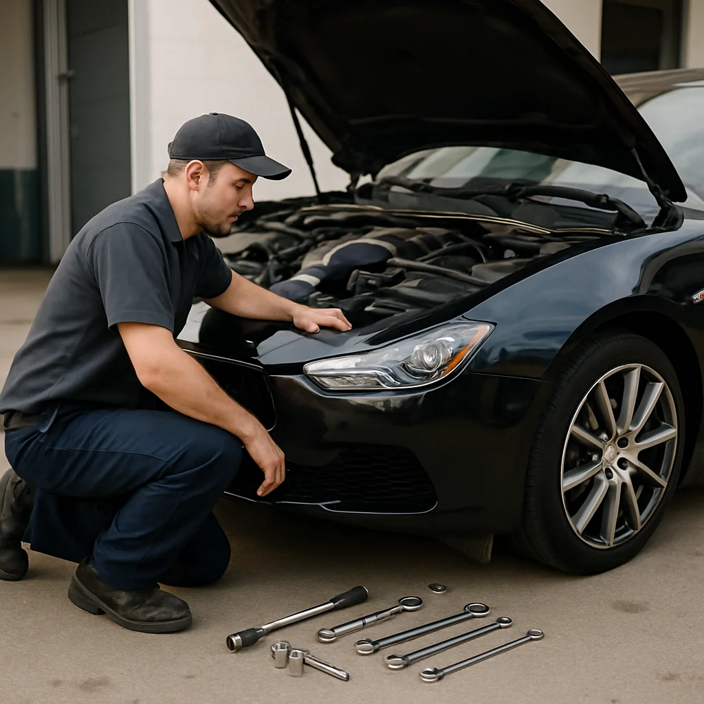 Angel Mechanic Mobile Oil Change for Maserati owners