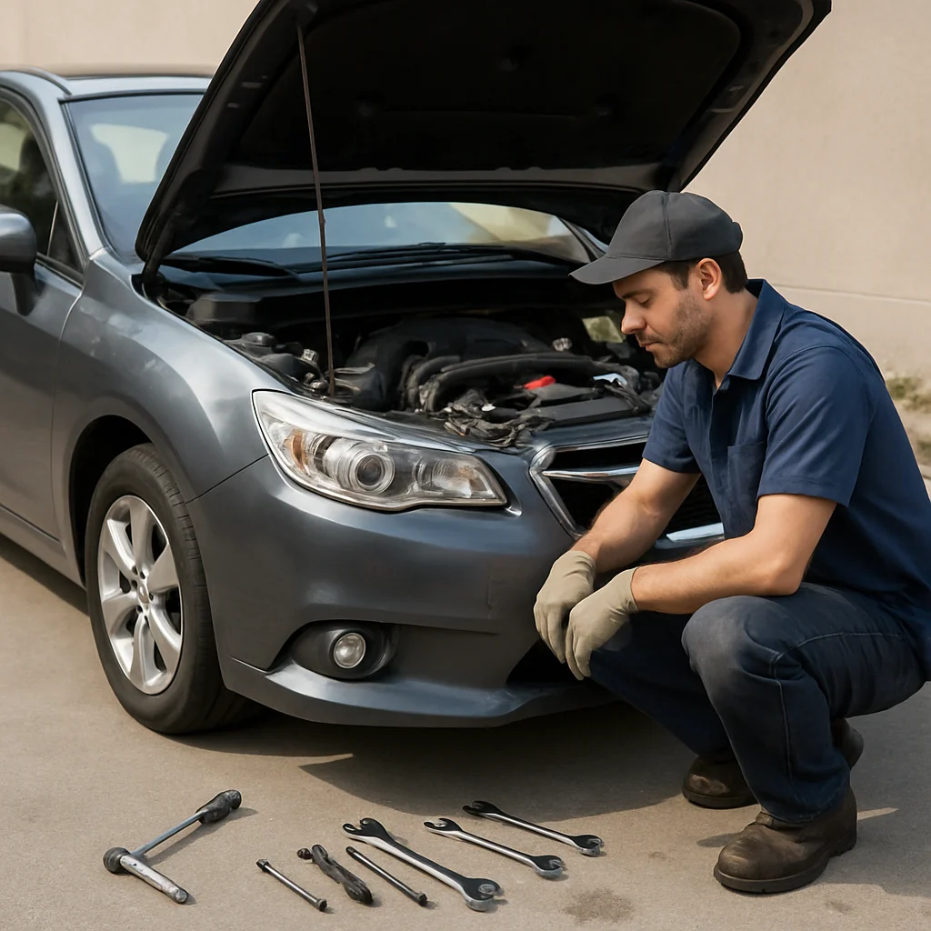 Angel Mechanic Mobile Oil Change for Subaru owners