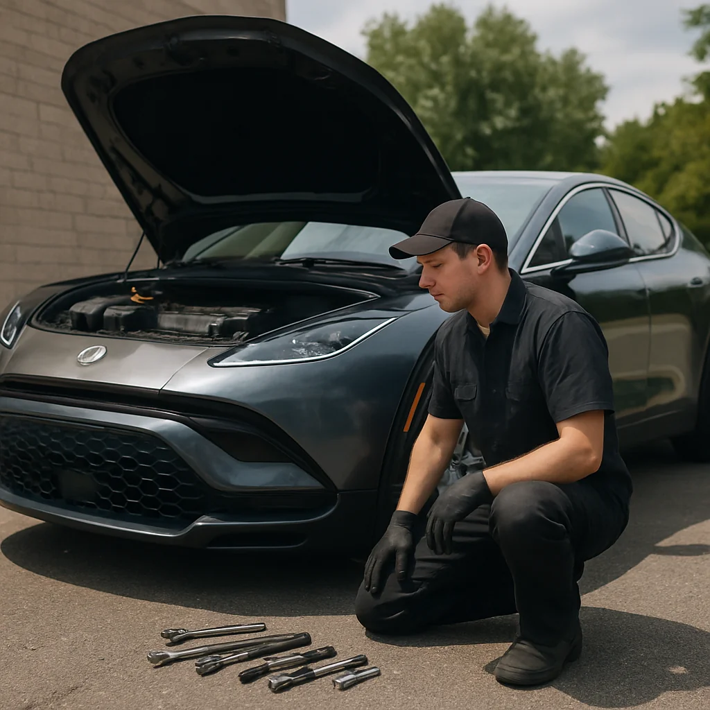 Angel Mechanic Mobile Oil Change for Fisker owners