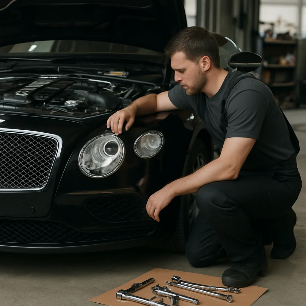 Angel Mechanic Mobile Oil Change for Bentley owners