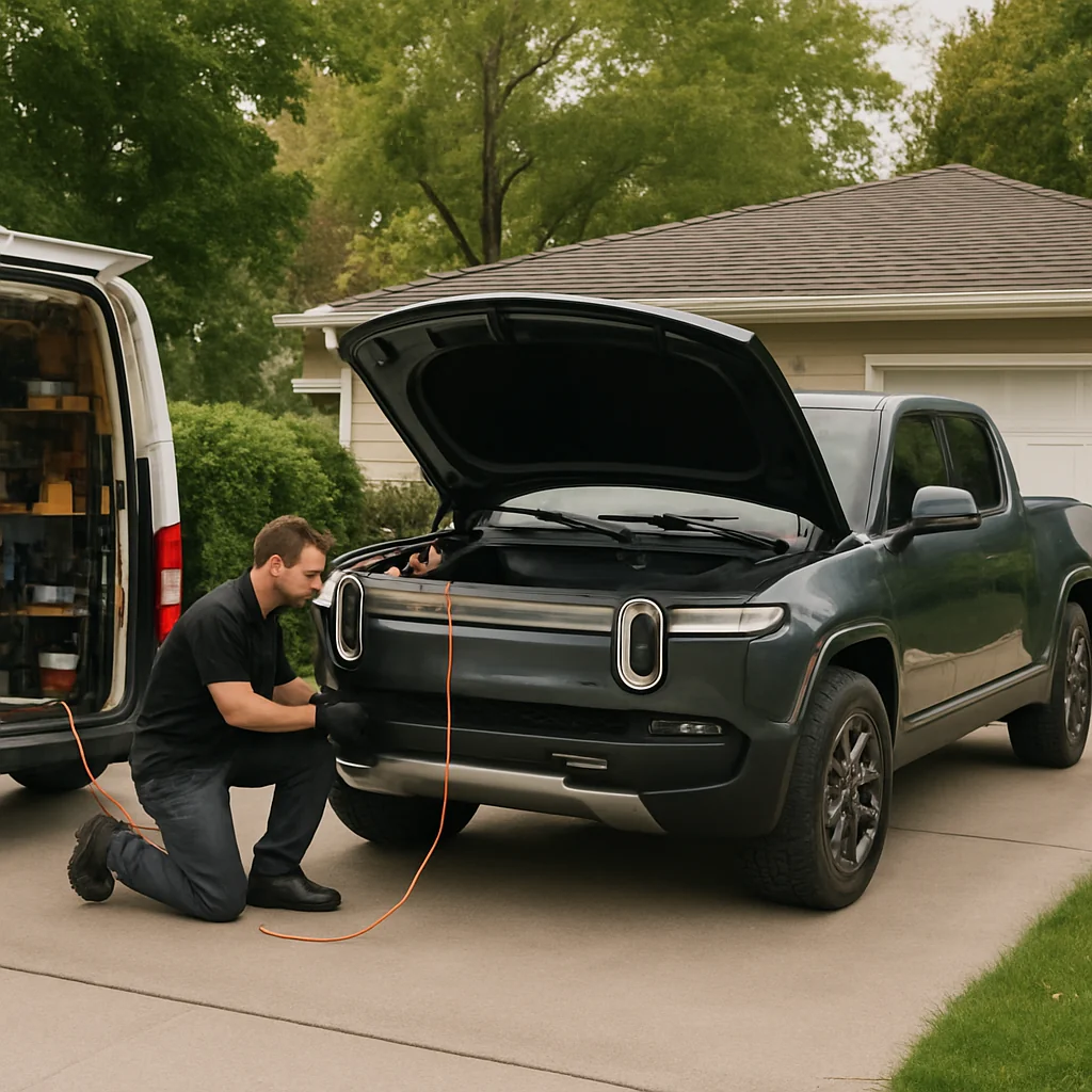Angel Mechanic Mobile A/C Repair for Rivian owners