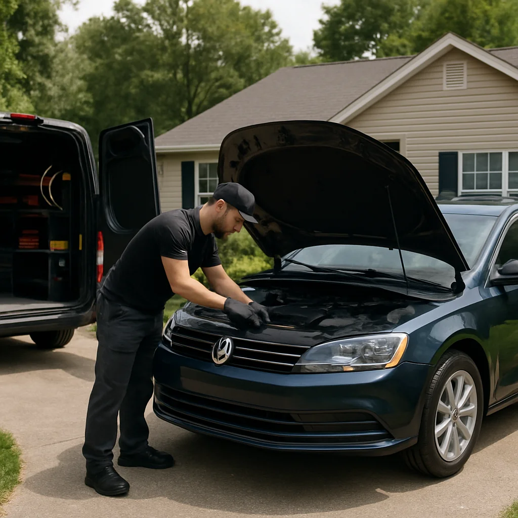 Angel Mechanic Mobile Oil Change for Volkswagen owners