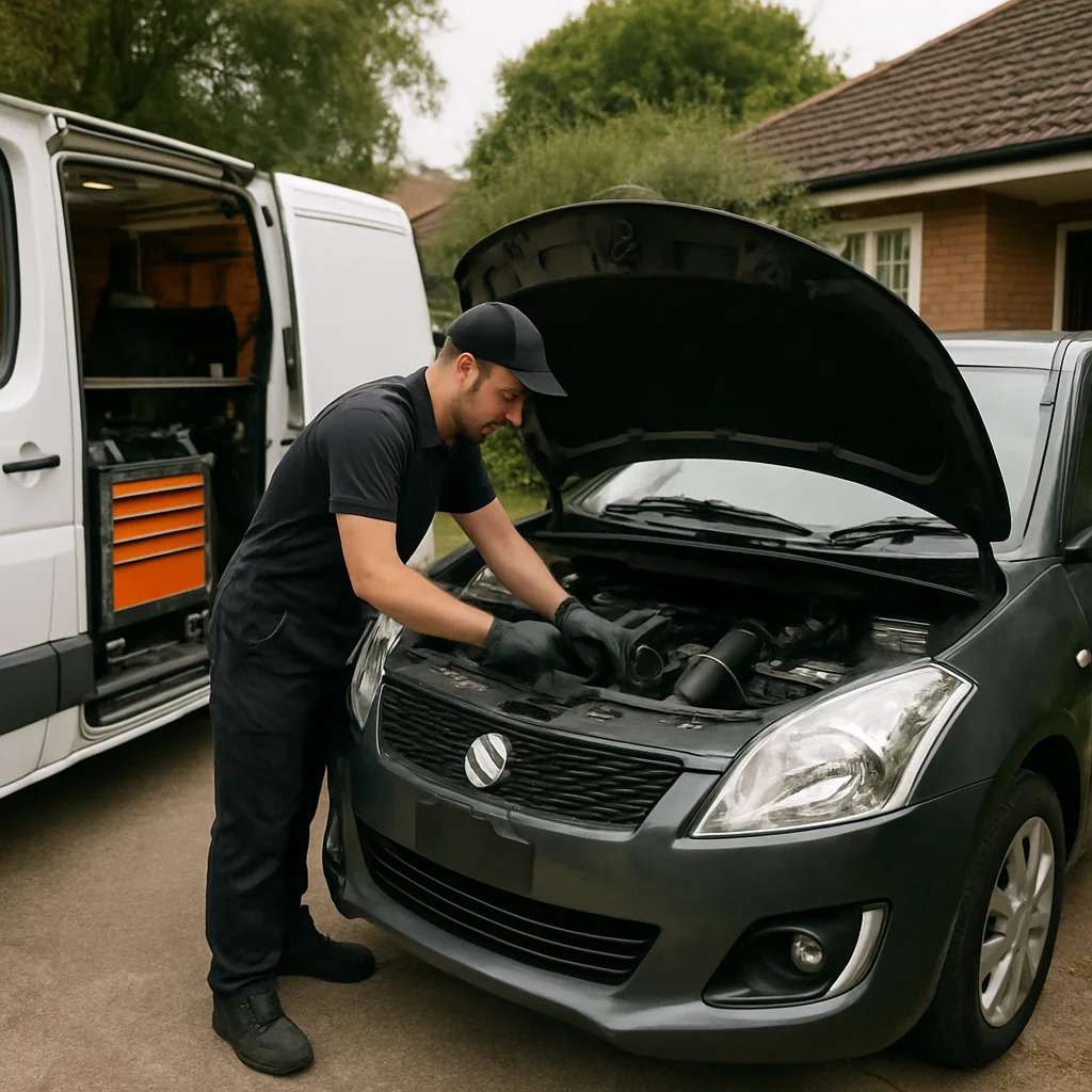 Angel Mechanic Mobile Oil Change for Suzuki owners