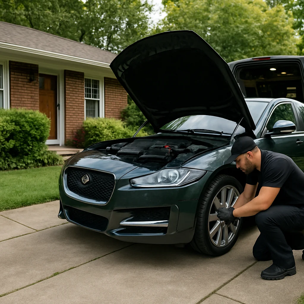 Angel Mechanic Mobile Oil Change for Jaguar owners
