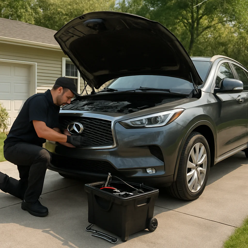 Angel Mechanic Mobile Battery Replacement for Infiniti owners