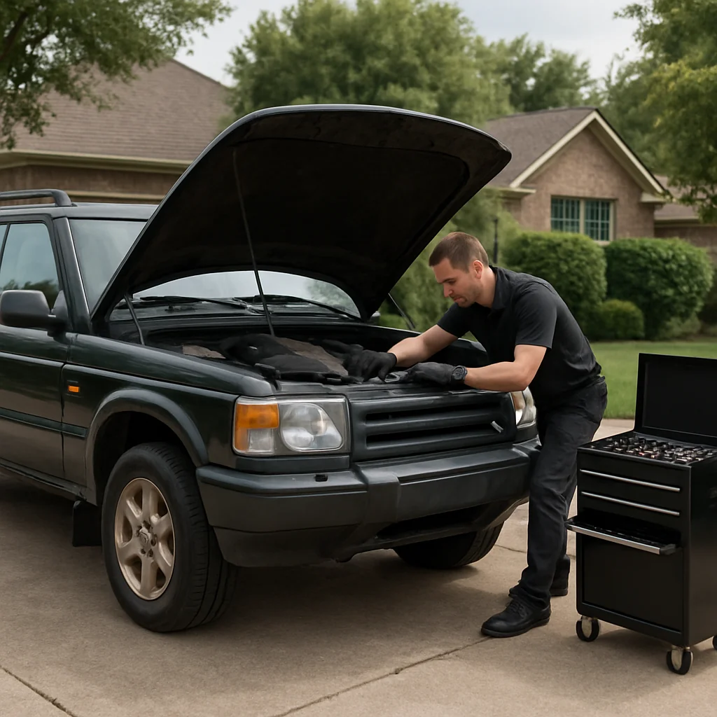Angel Mechanic Mobile Oil Change for Land Rover owners