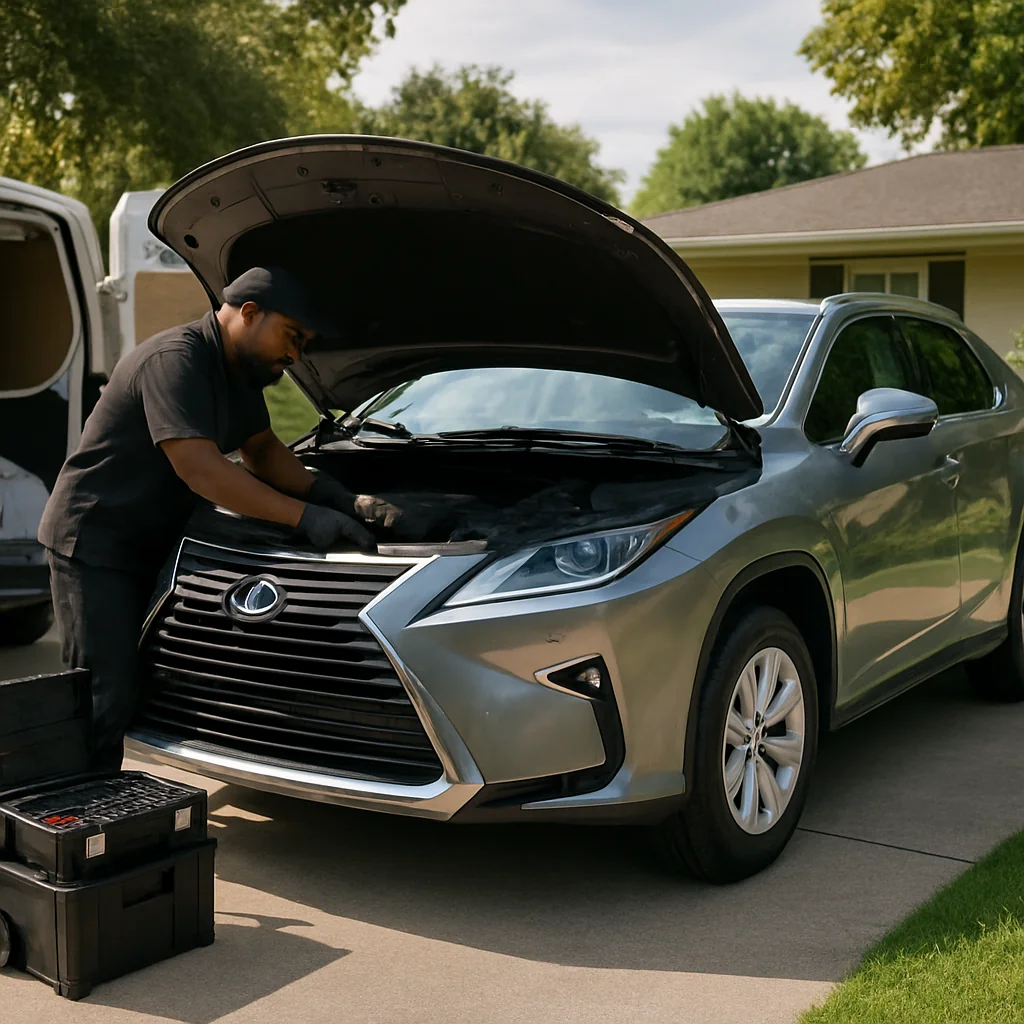 Angel Mechanic Mobile Oil Change for Lexus owners