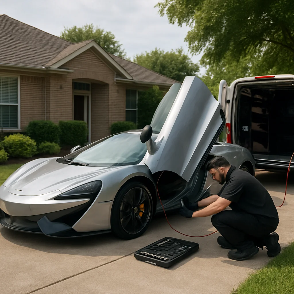 Angel Mechanic Mobile Oil Change for McLaren owners