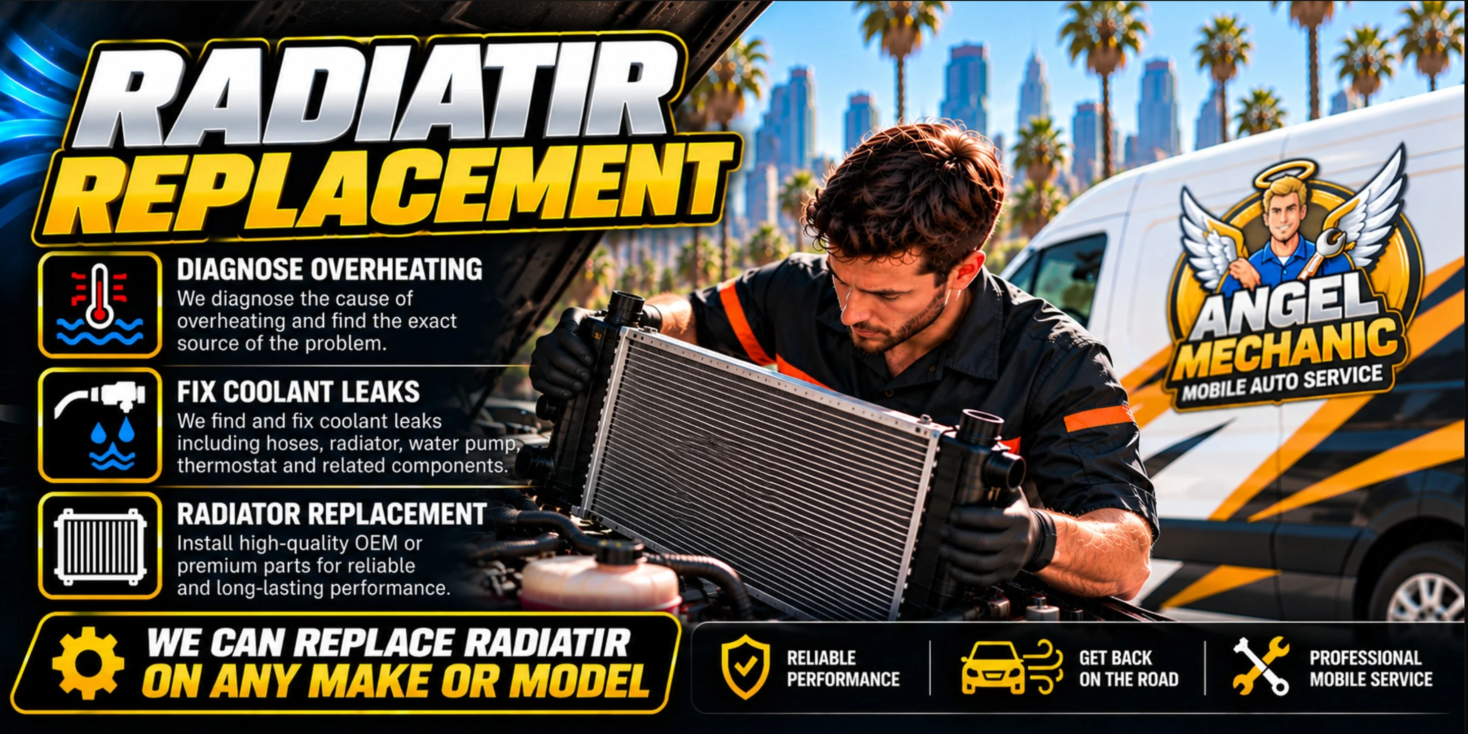 Mobile Radiator Repair in Arcadia, CA