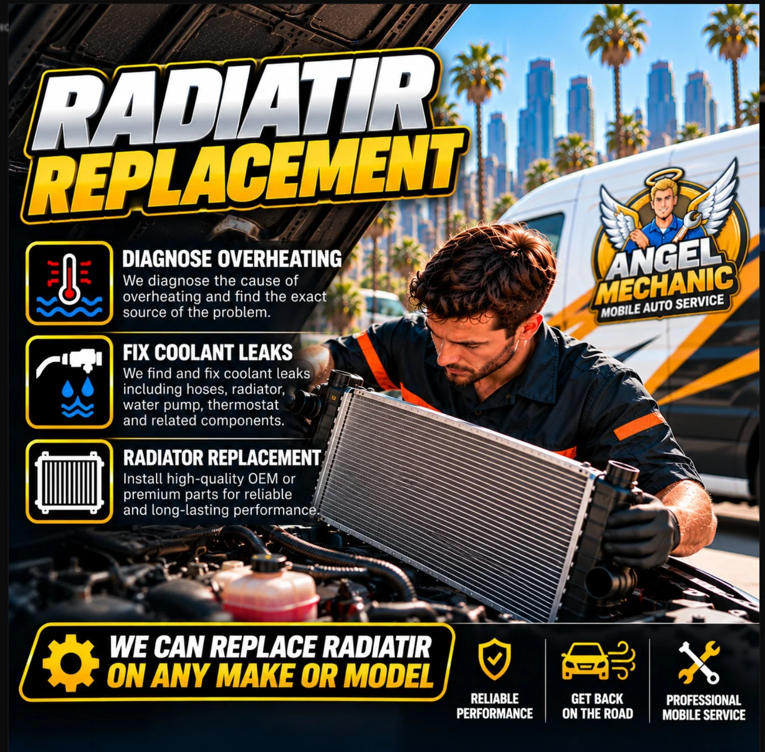 Mobile Radiator Repair in Arcadia, CA