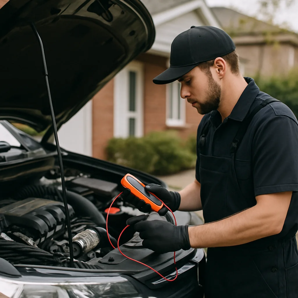 Mobile alternator repair, done in your driveway.