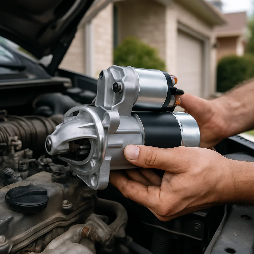 Mobile starter repair, done in your driveway.