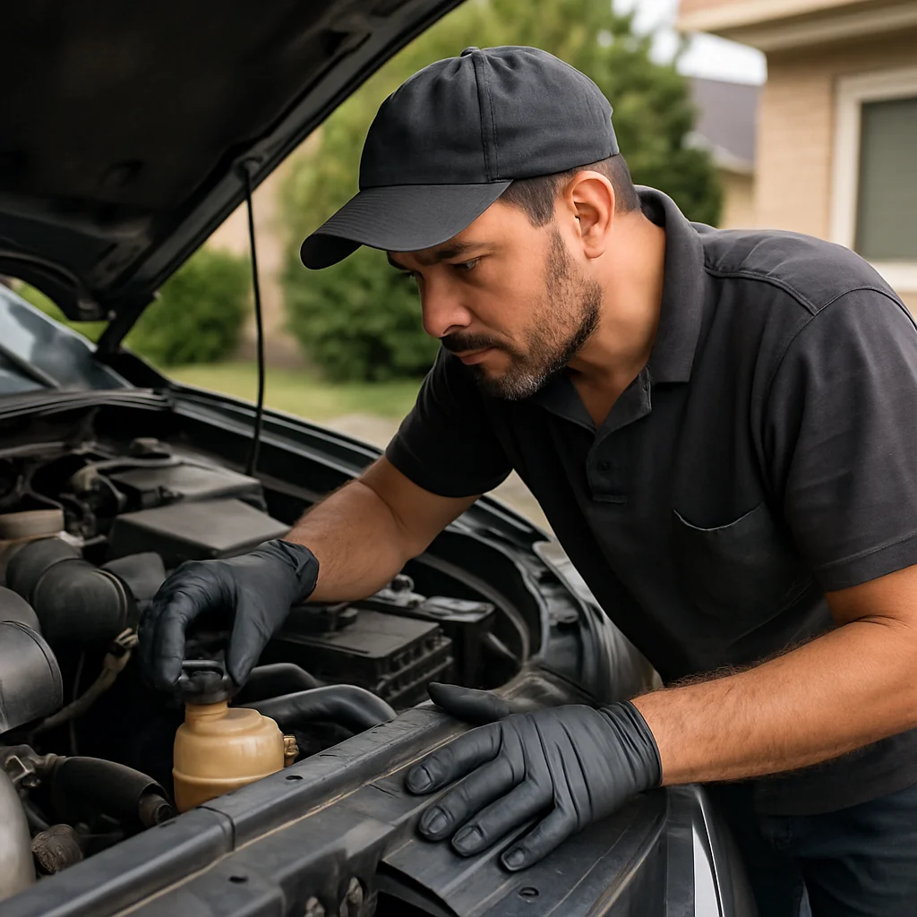 Mobile radiator repair, done in your driveway.